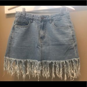 Jeans Mini Skirt